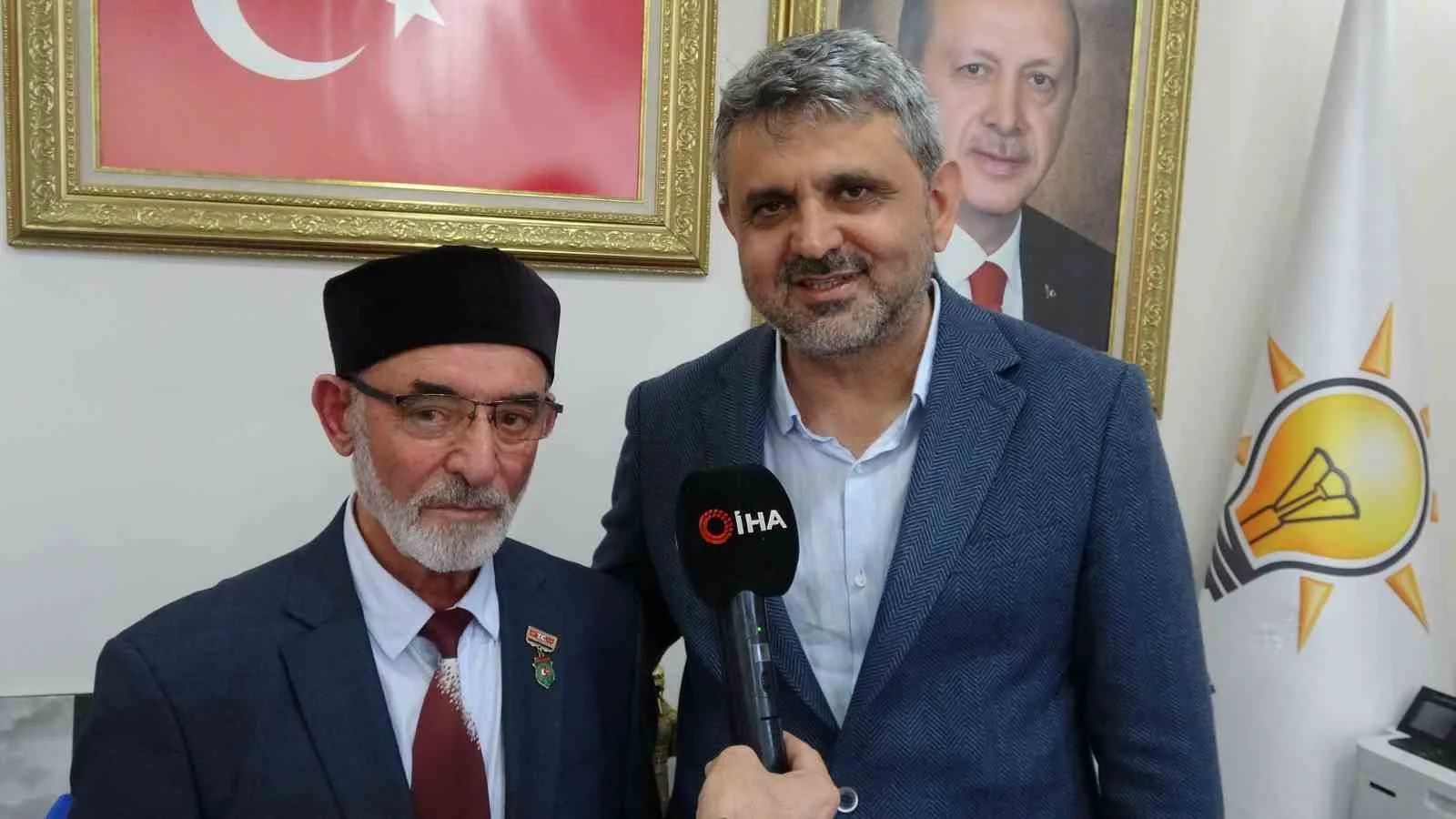 Şehit babasının Cumhurbaşkanı Erdoğan’a şiir okuma hayali gerçek oldu