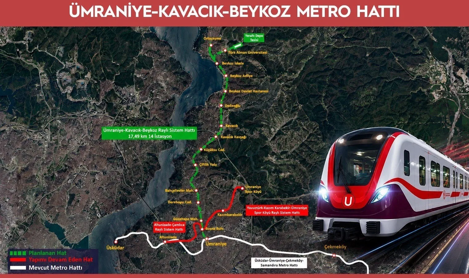 Kavacık Kavşağı’ndaki trafik düğümüne çözüm: İlk etap çalışmaları başlıyor