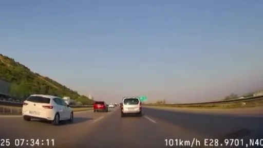Takip mesafesini korumayınca kaza kaçınılmaz oldu
