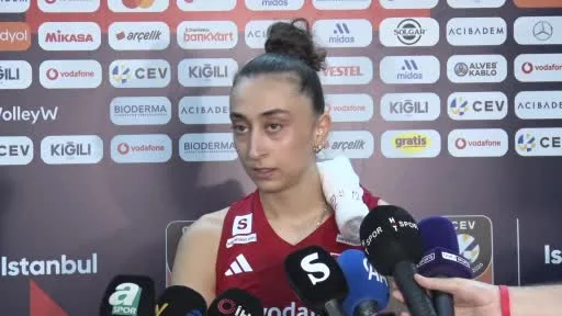 Elif Şahin: "3-1 kazandığımız için mutluyum"