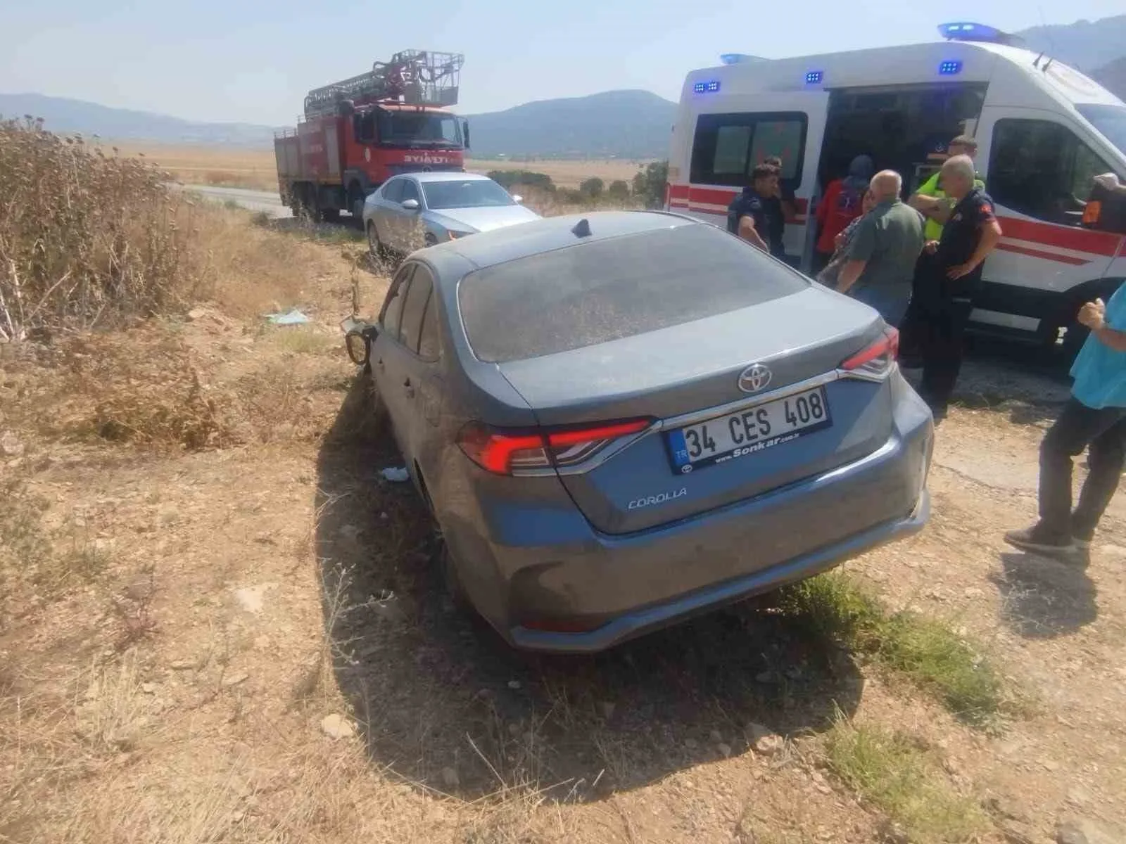 Bilecik’te otomobil yoldan çıktı: 1 yaralı