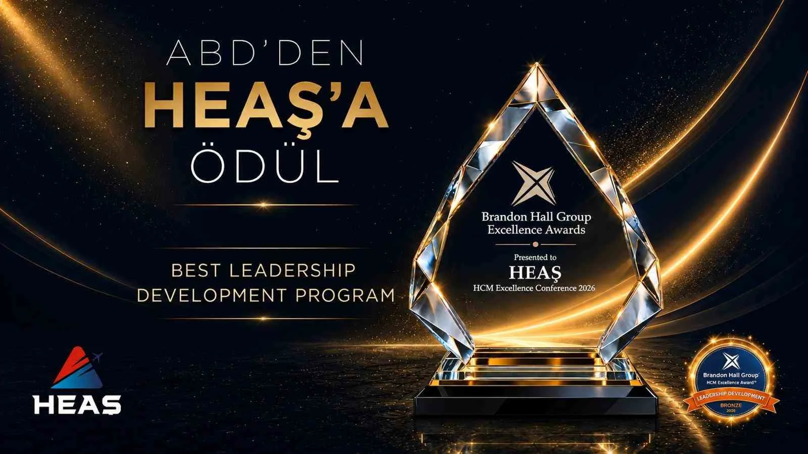 Sabiha Gökçen Uluslararası Havalimanı Meydan Otoritesi HEAŞ’a liderlik gelişiminde uluslararası ödül