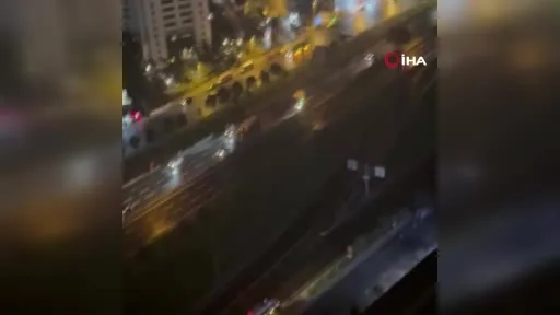 11 araçlık zincirleme kaza cep telefonu kamerasında