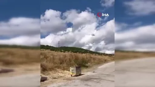 Bozüyük’te orman yangını