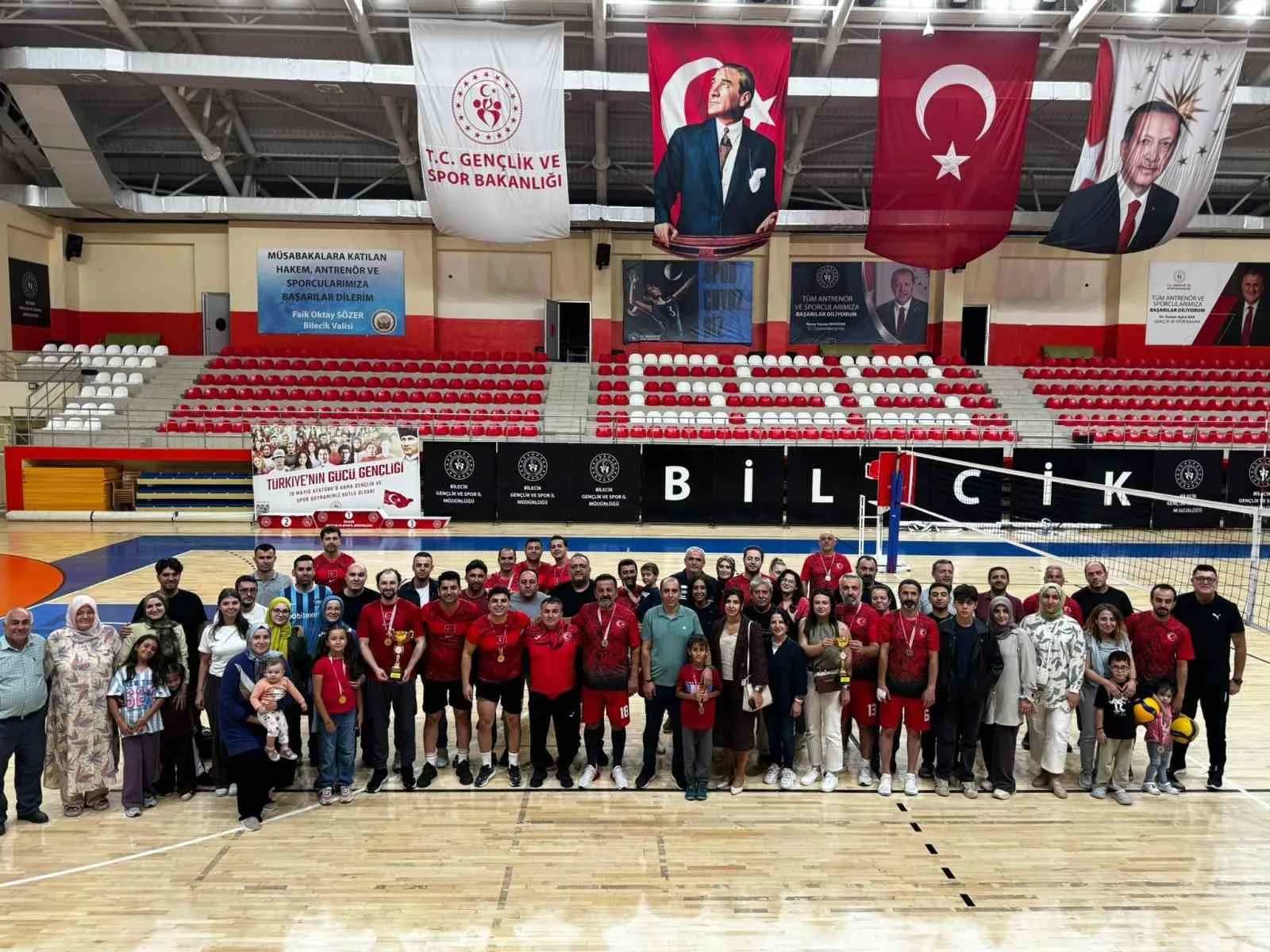 Bilecik’te 30 Ağustos Zafer Bayramı Voleybol Turnuvası sona erdi