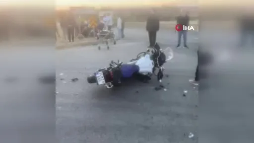 Lüleburgaz-Babaeski yolunda motosiklet otomobile çarptı: 1 ağır yaralı