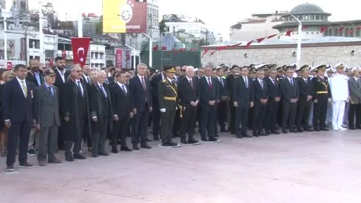Taksim Meydanı’nda 30 Ağustos Zafer Bayramı töreni