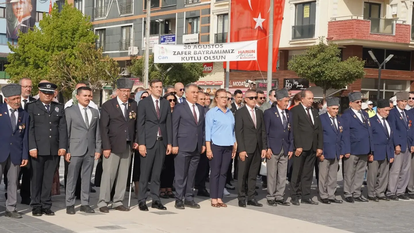 Çan’da 30 Ağustos Zafer Bayramı kutlandı