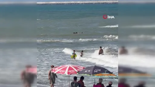 Akıntıya kapılan bir kişi ekiplerin hızlı müdahalesiyle kurtarıldı