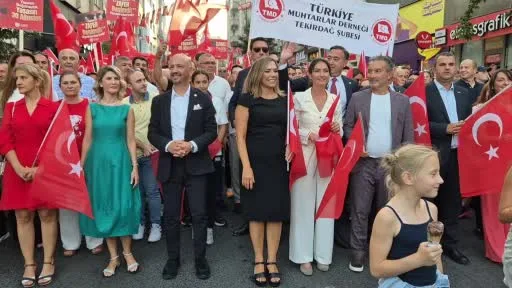 Tekirdağ’da 30 Ağustos coşkusu kortejle zirve yaptı