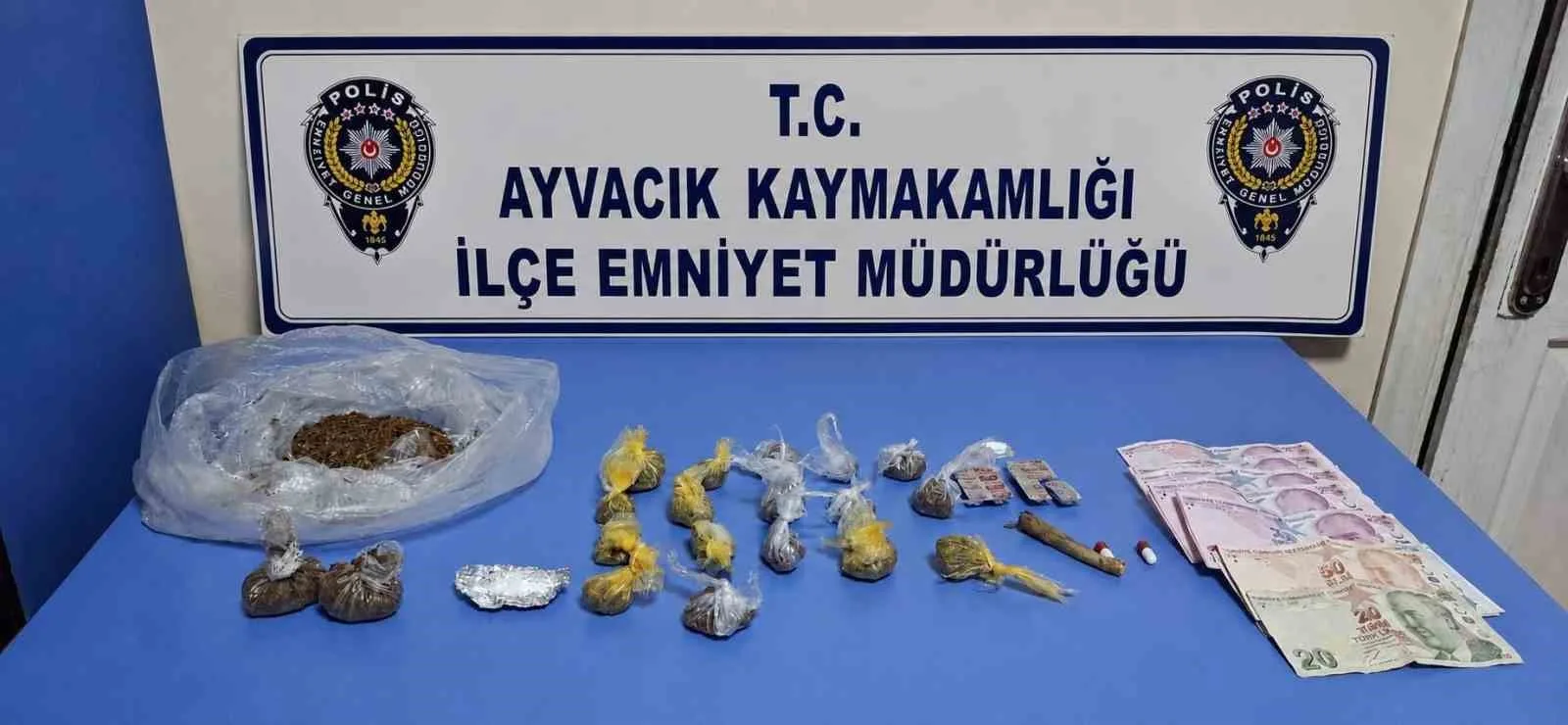 Ayvacık’ta uyuşturucu operasyonu: 1 tutuklama