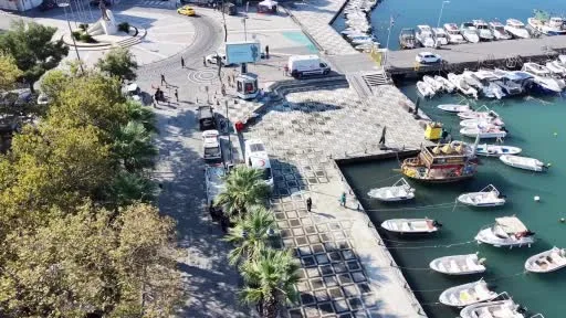 Silivri Limanı’nda son durum dron ile görüntülendi