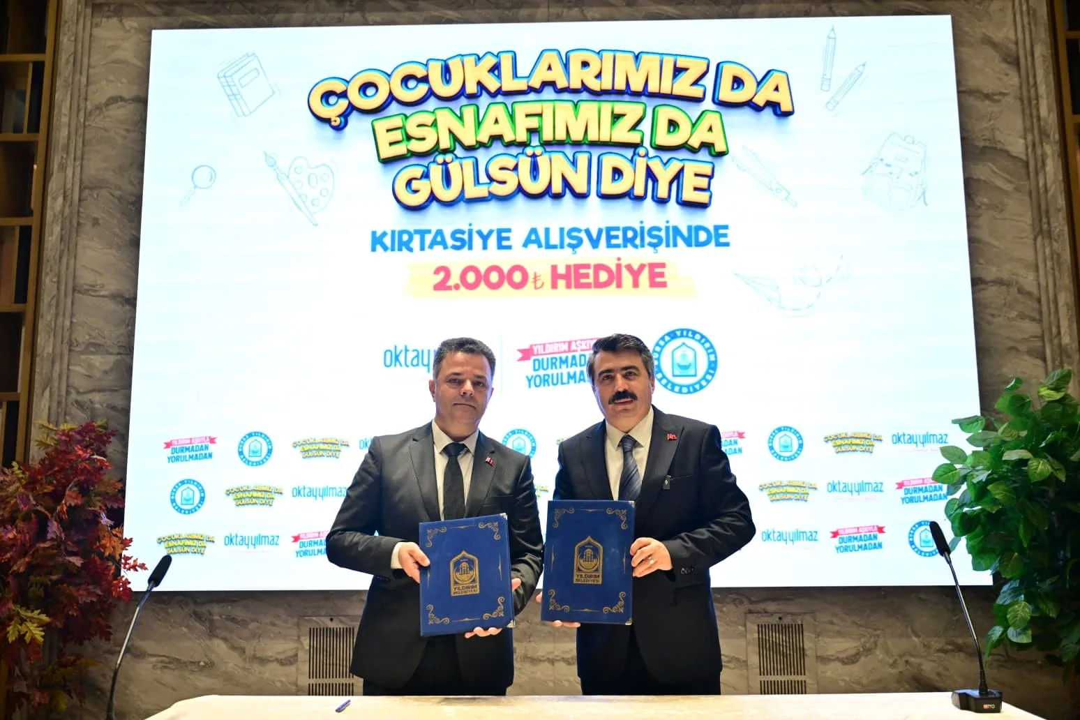 Yıldırım’da 6 bin öğrenciye kırtasiye desteği