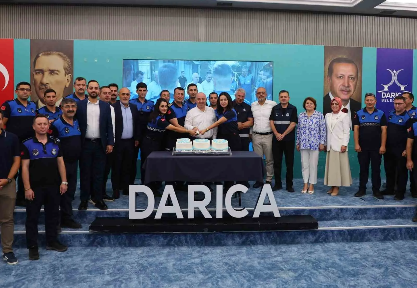 Başkan Muzaffer Bıyık zabıta personeliyle bir araya geldi