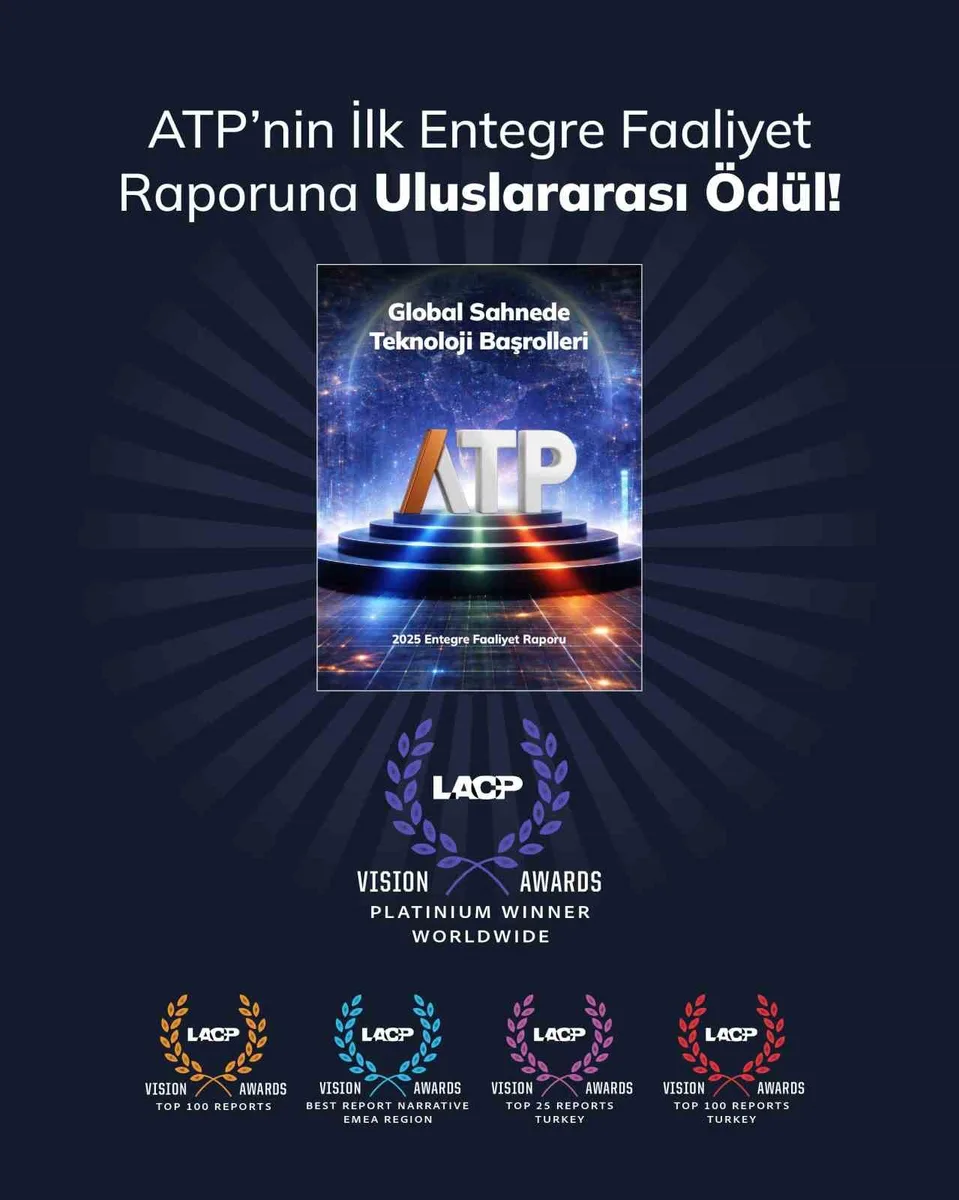 ATP’nin ilk entegre faaliyet raporuna altı uluslararası ödül ve derece