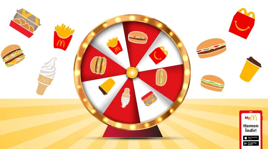 McDonald’s Türkiye’de Çarkıfelek uygulaması başladı