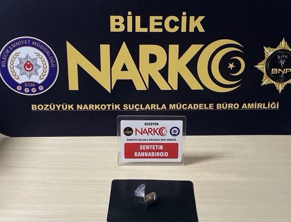 Bilecik’te uyuşturucu operasyonu: 1 şüpheli yakalandı