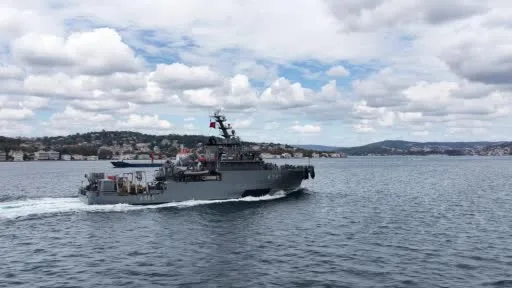 "TCG Işın" gemisi İstanbul’da