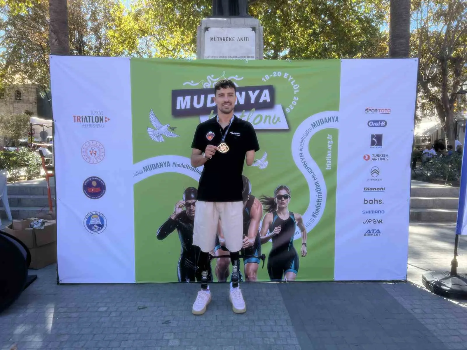 Mudanya Triatlonu’nda azmin adı Muhammed Ali Aydın