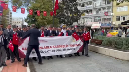 Gaziler Günü’nde kahramanlara vefa yürüyüşü