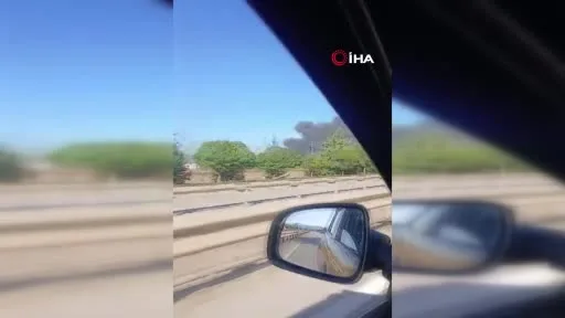 İhraç edilen siyah incirlerin işlendiği soğuk hava deposunda yangın sürüyor