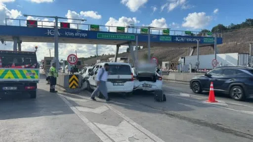 Kuzey Marmara Otoyolu’nda zincirleme kaza: 2 yaralı