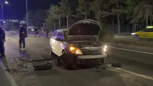 Çerkezköy-Kapaklı yolunda kaza: 2 yaralı