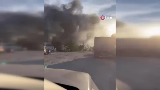 Muratlı Sanayi Sitesi’nde korkutan yangın