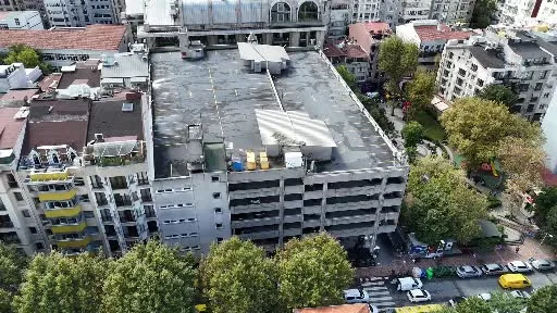 Tera Yatırım’ın Nişantaşı’ndaki katlı otoparkı görüntülendi