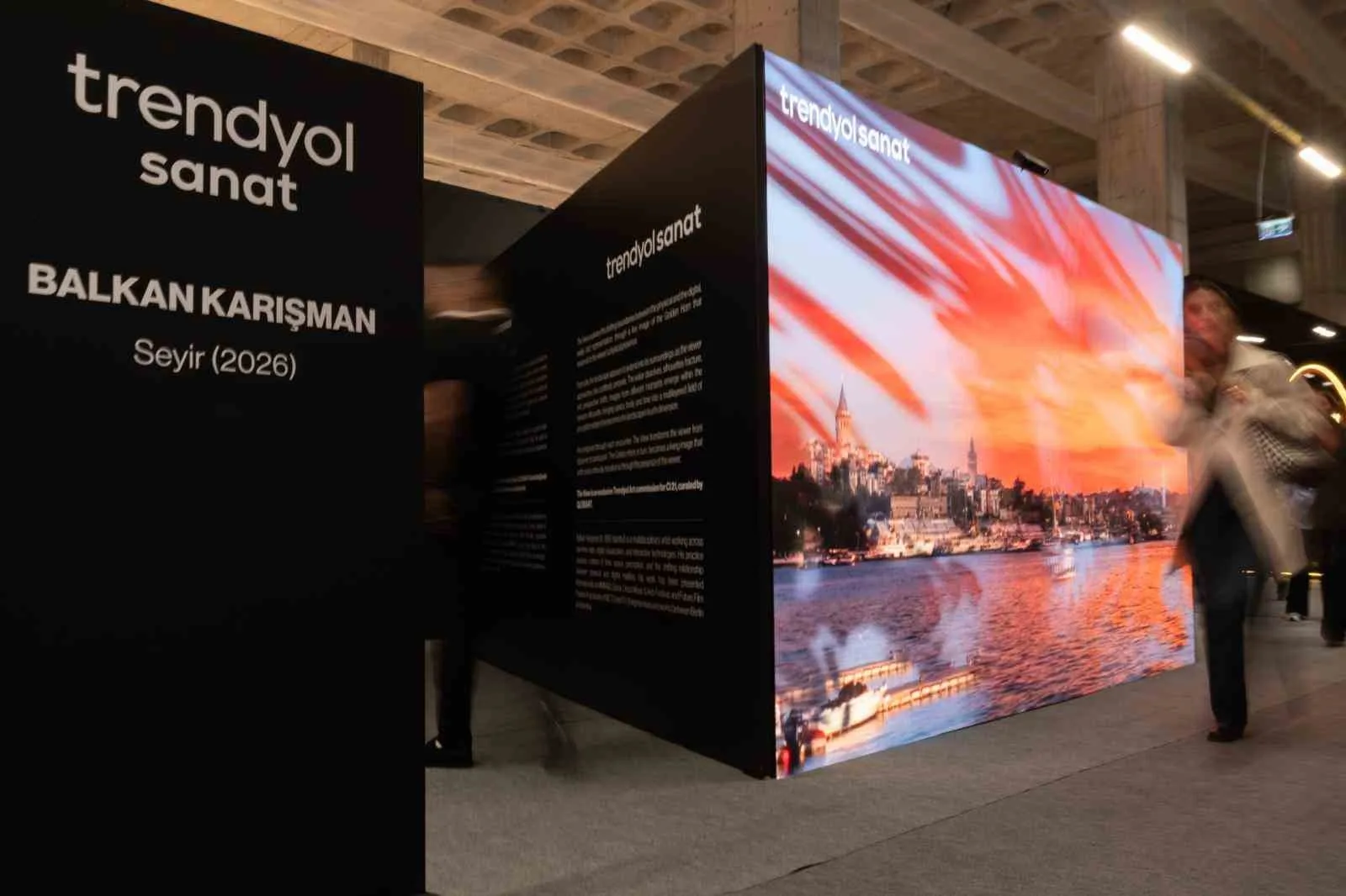 Balkan Karışman’ın "Seyir"i Trendyol Sanat desteğiyle ilk kez Contemporary Istanbul’da