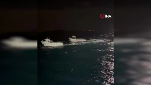 Fırtınayla sürüklenen balıkçı teknesine yardım yine balıkçıdan geldi