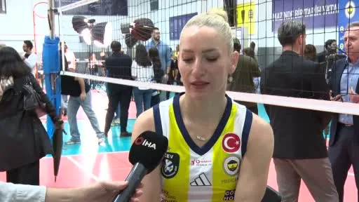 Gizem Örge: "Kupalarla taçlandıracağımız bir sezon olacağına inanıyorum"
