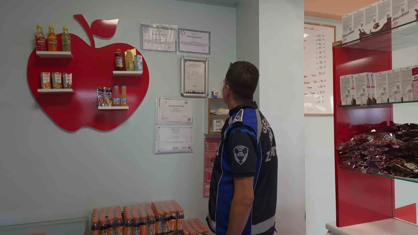 Gebze’de okul kantinlerinde hijyen ve etiket denetimi yapıldı
