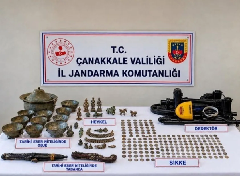 Çanakkale’de tarihi eser kaçakçılığına jandarma müdahalesi