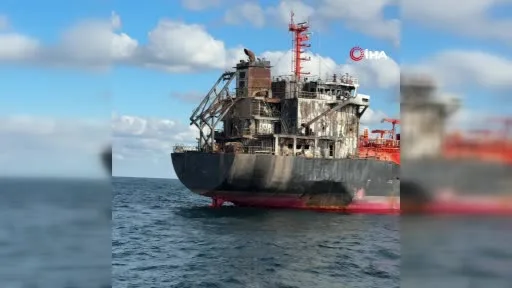 Karadeniz’de saldırıya uğrayan GAS LISBON İstanbul açıklarında görüntülendi