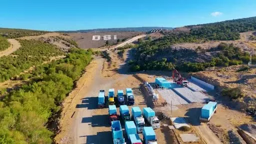 Ayvacık’ta köylere içme suyu taşıma projesi hız kesmeden devam ediyor
