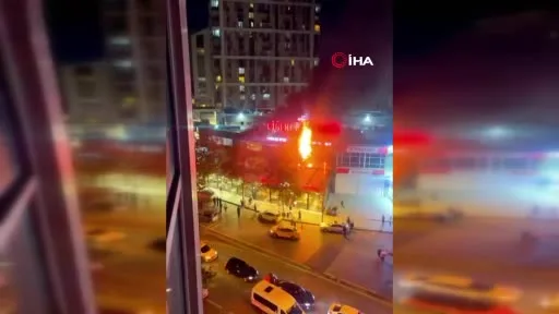 Esenyurt’ta iki katlı iş yerinde yangın: 1 yaralı