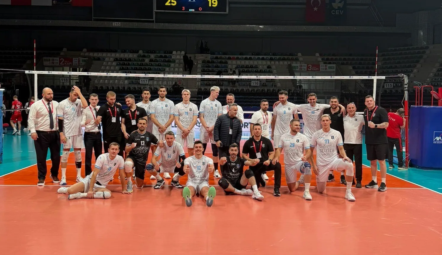 Gebze Belediyespor, Kupa Voley’de çeyrek finale yükseldi