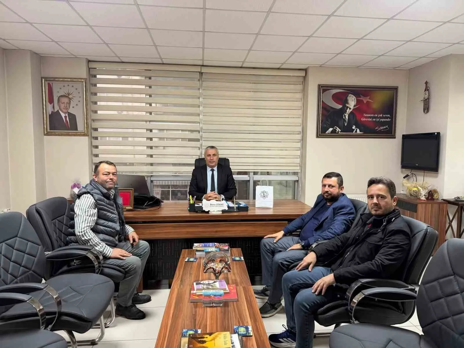 Burhaniye’de Yörük Türkmen Derneğinden ziyaret