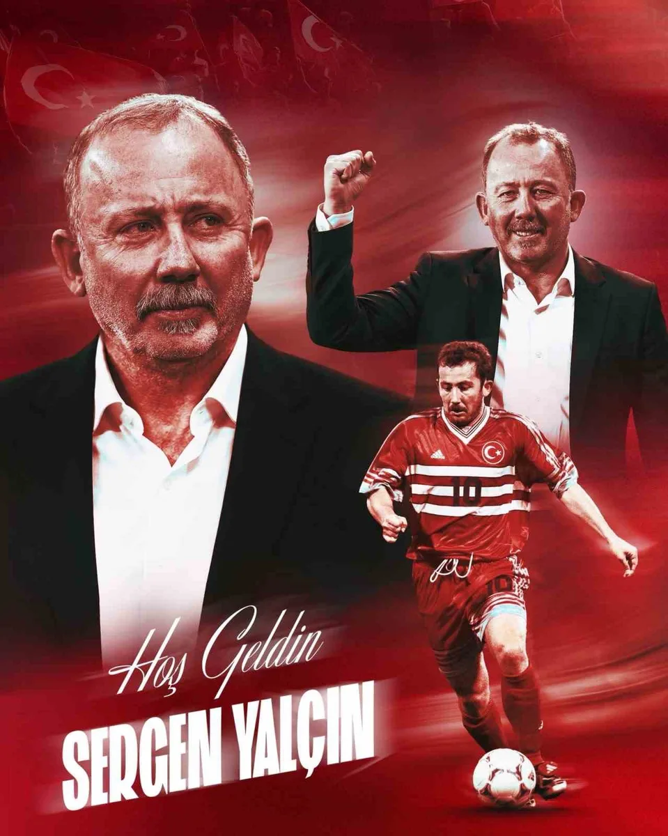 Sergen Yalçın, A Milli Futbol Takımı’nın 47. teknik direktörü oldu