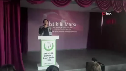 Takkesi ve parlayan gözleri ile çocukların arkadaşı robot ’Hacı Abi’