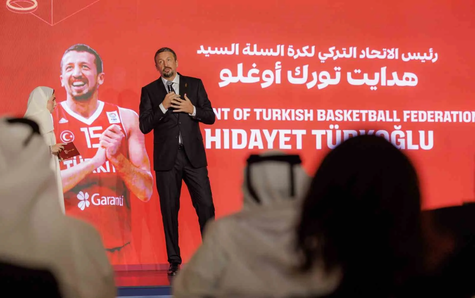 Hidayet Türkoğlu, FIBA 2027 Dünya Kupası geri sayım törenine katıldı